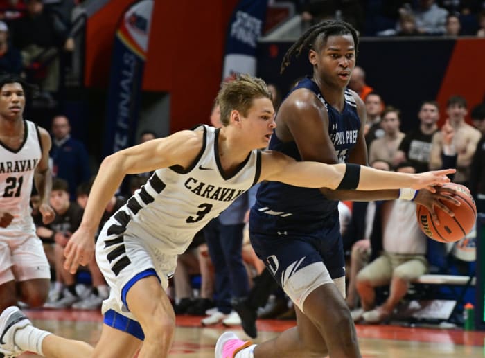 DePaul Prep Mount Carmel Illinois boys basketball March 9 2024 Tim Vizer 26824